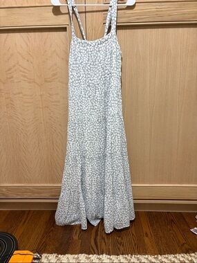 tie back babydoll maxi dress Abercrombie & Fitch Tie-Back Babydoll Maxi Dress